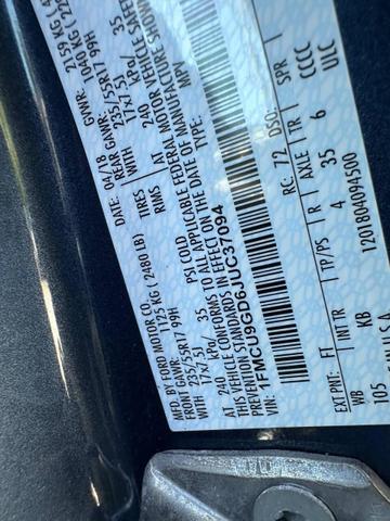 Photo of 2018 Blue Ford Escape