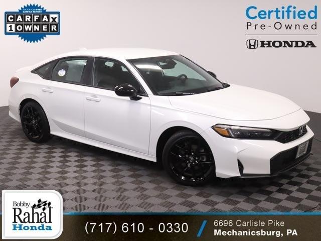 Photo of 2025 Platinum White Pearl Honda Civic