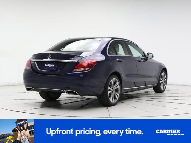 Photo of 2018 Blue Mercedes-Benz C-Class