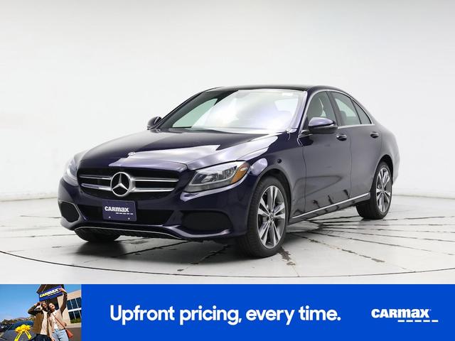 Photo of 2018 Blue Mercedes-Benz C-Class