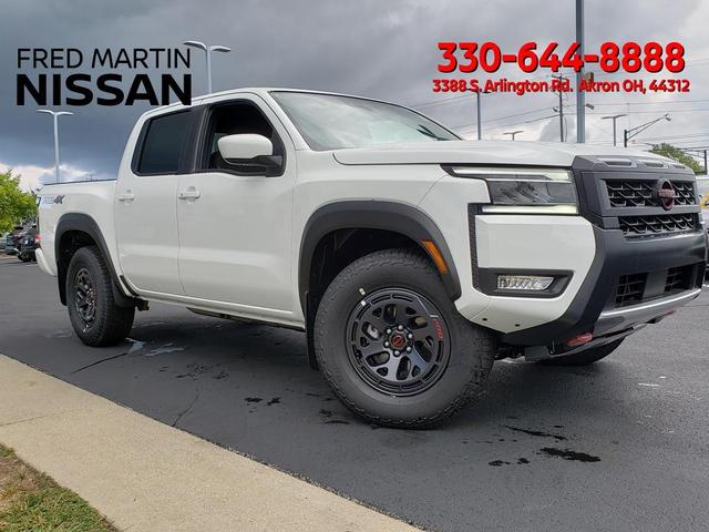 Photo of 2025 Glacier White Nissan Frontier