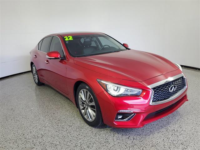 Photo of 2022 Dynamic Sunstone Red INFINITI Q50