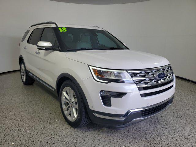 Photo of 2018 White Platinum Clearcoat Metallic Ford Explorer