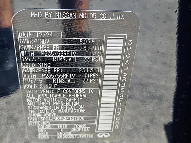 Photo of 2025 Hermosa Blue INFINITI QX50
