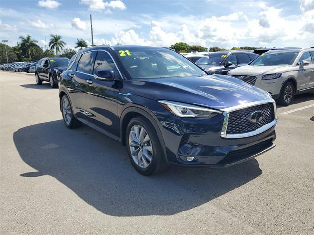 Photo of 2021 Hermosa Blue INFINITI QX50
