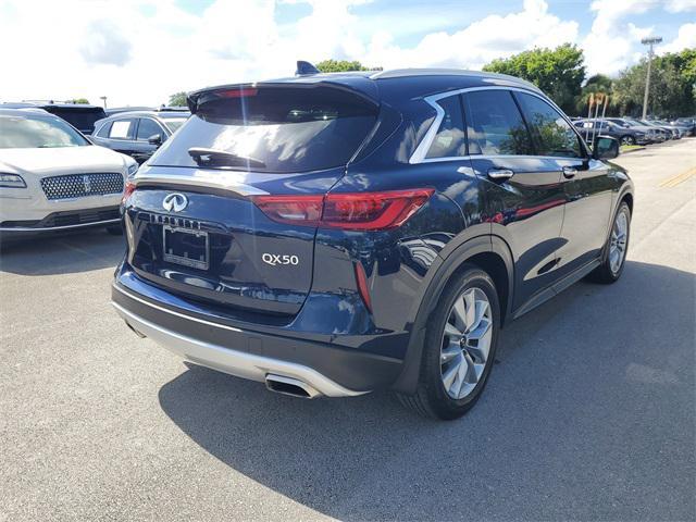 Photo of 2021 Hermosa Blue INFINITI QX50
