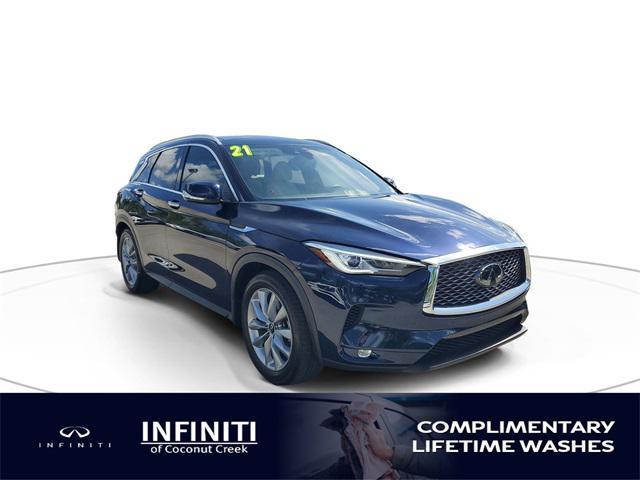 Photo of 2021 Hermosa Blue INFINITI QX50