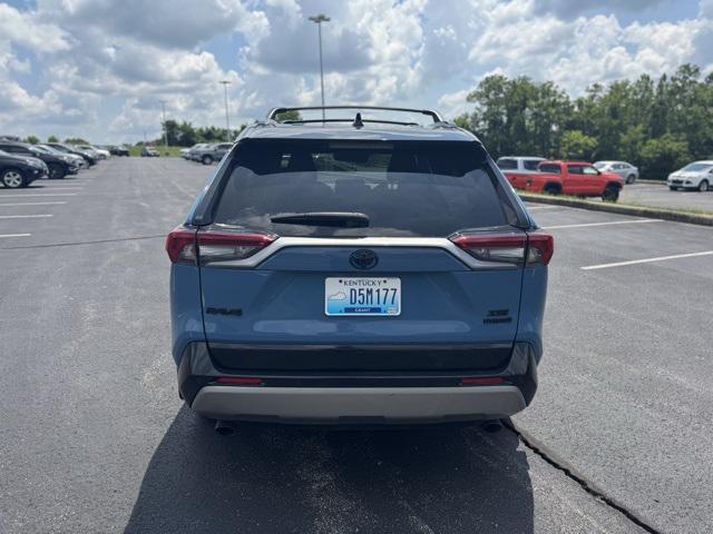 Photo of 2022 Cavalry Blue/Midnight Black Metallic Toyota RAV4 Hybrid