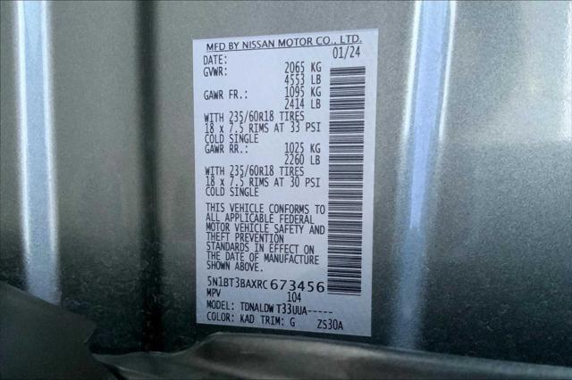 Photo of 2024 Gun Metallic Nissan Rogue
