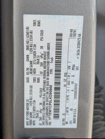Photo of 2020 Iconic Silver Ford F-150