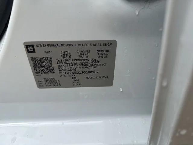 Photo of 2018 White Frost Tricoat GMC Sierra 1500