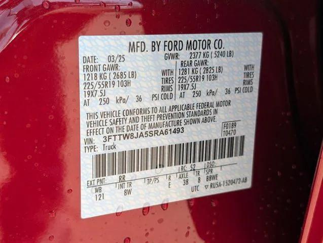 Photo of 2025 Ruby Red Tinted Ford Maverick