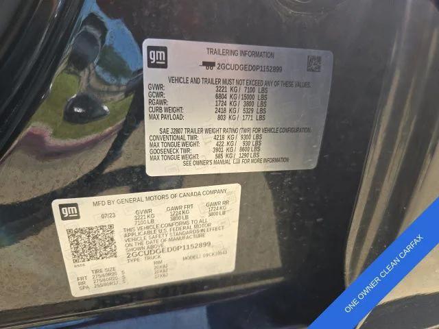 Photo of 2023 Black Chevrolet Silverado 1500