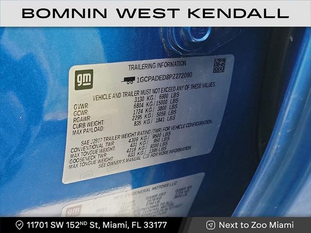 Photo of 2023 Glacier Blue Metallic Chevrolet Silverado 1500
