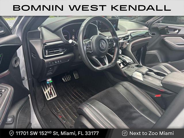 Photo of 2022 Liquid Carbon Metallic Acura MDX