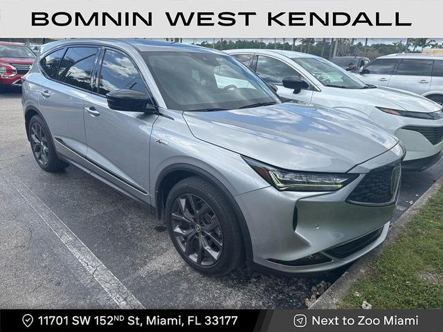 Photo of 2022 Liquid Carbon Metallic Acura MDX