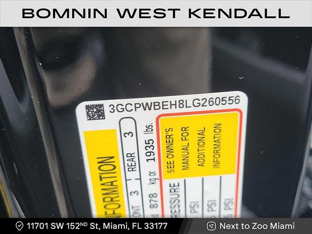 Photo of 2020 Black Chevrolet Silverado 1500
