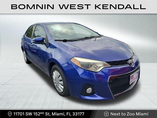 Photo of 2015 Blue Crush Metallic Toyota Corolla