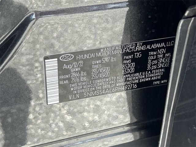 Photo of 2023 Portofino Gray Hyundai SANTA FE