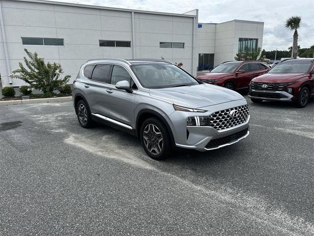 Photo of 2021 Shimmering Silver Pearl Hyundai SANTA FE