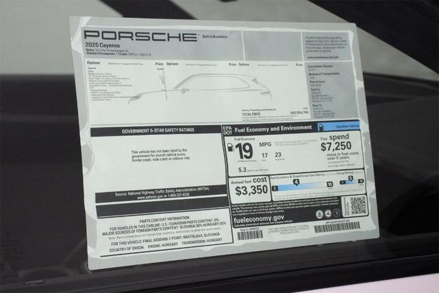 Photo of 2025 White Porsche Cayenne