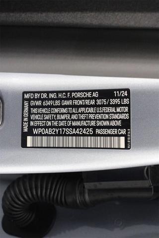 Photo of 2025 Dolomite Silver Metallic Porsche Taycan