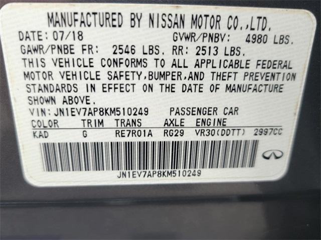 Photo of 2019 Graphite Shadow INFINITI Q50