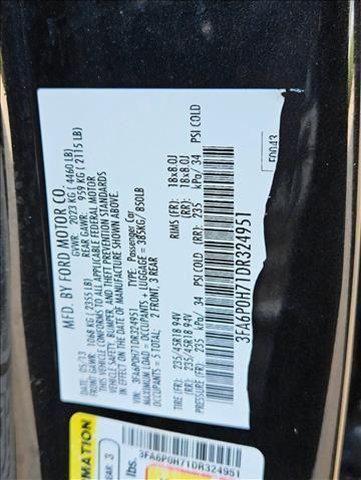 Photo of 2013 Tuxedo Black Metallic Ford Fusion