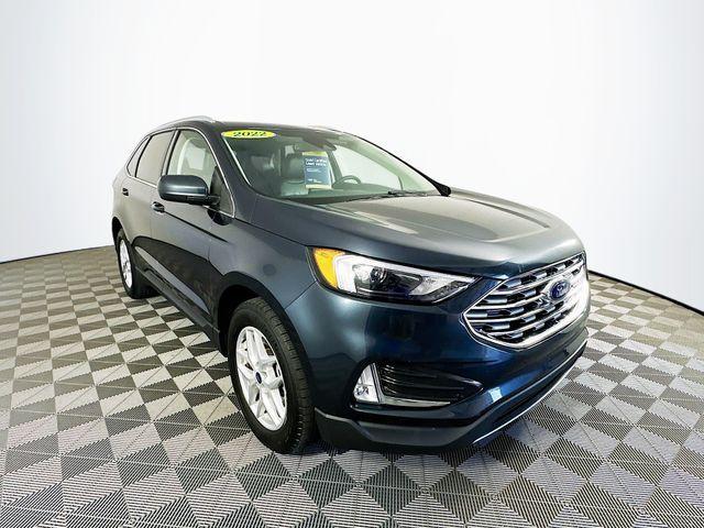 Photo of 2022 Stone Blue Metallic Ford Edge