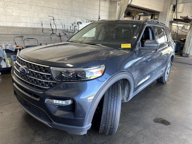 Photo of 2022 Stone Blue Metallic Ford Explorer