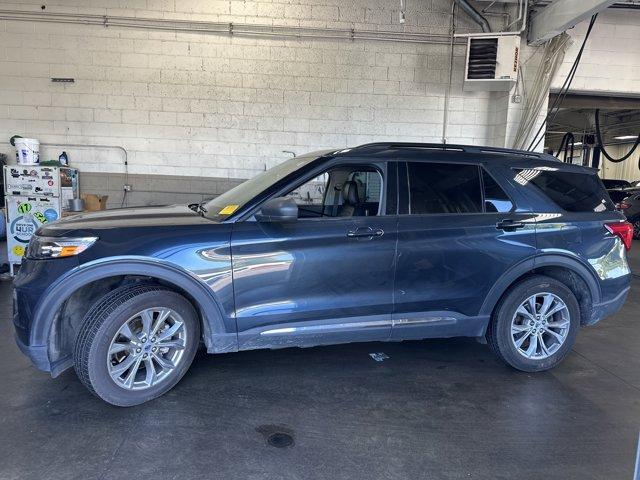 Photo of 2022 Stone Blue Metallic Ford Explorer