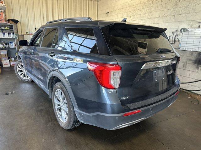Photo of 2022 Stone Blue Metallic Ford Explorer