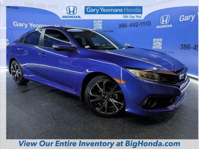 Photo of 2020 Aegean Blue Metallic Honda Civic