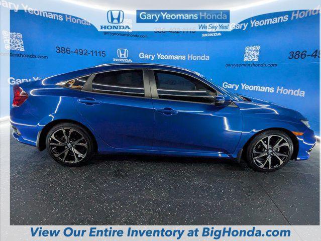 Photo of 2020 Aegean Blue Metallic Honda Civic