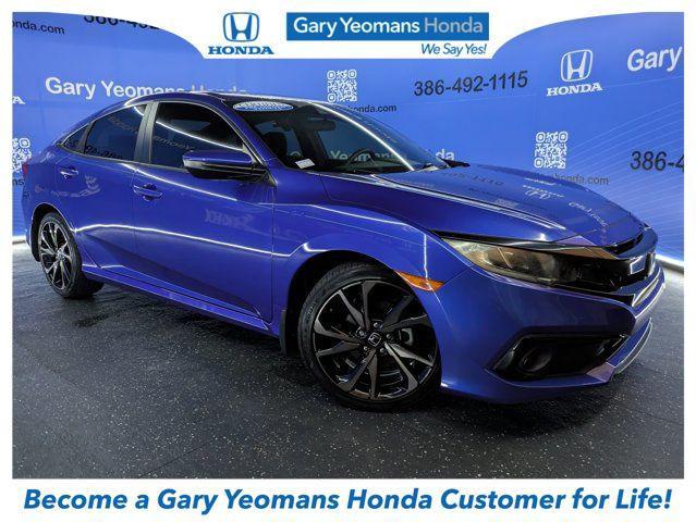 Photo of 2020 Aegean Blue Metallic Honda Civic