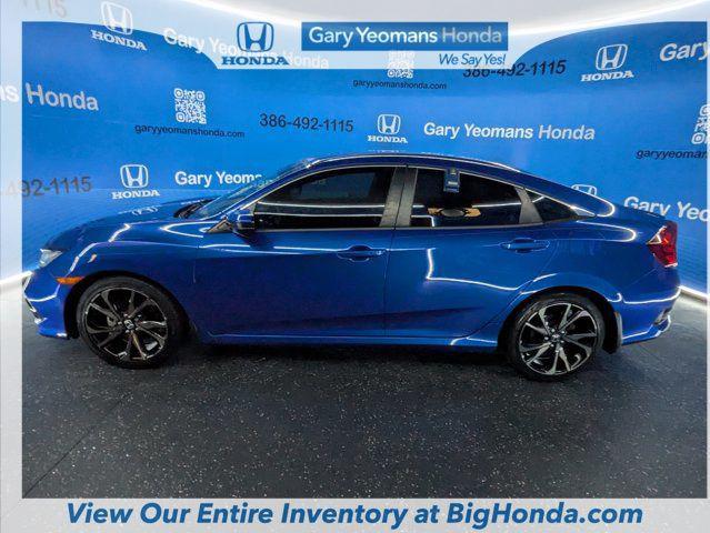 Photo of 2020 Aegean Blue Metallic Honda Civic