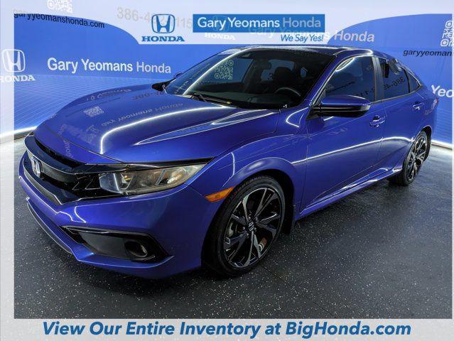 Photo of 2020 Aegean Blue Metallic Honda Civic