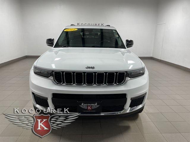 Photo of 2021 Bright White Clearcoat Jeep Grand Cherokee L