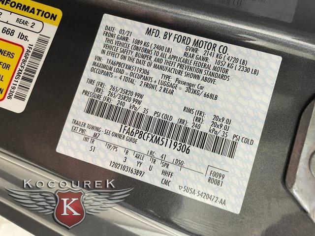 Photo of 2021 Gray Ford Mustang