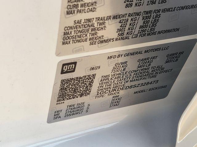 Photo of 2025 Summit White Chevrolet Silverado 1500