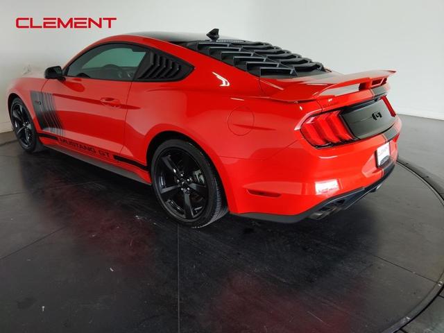 Photo of 2021 Rapid Red Metallic Tinted Clearcoat Ford Mustang