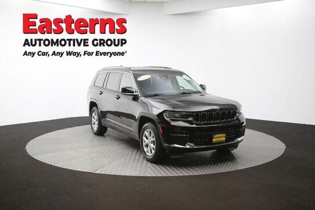 Photo of 2021 Diamond Black Crystal Pearlcoat Jeep Grand Cherokee L