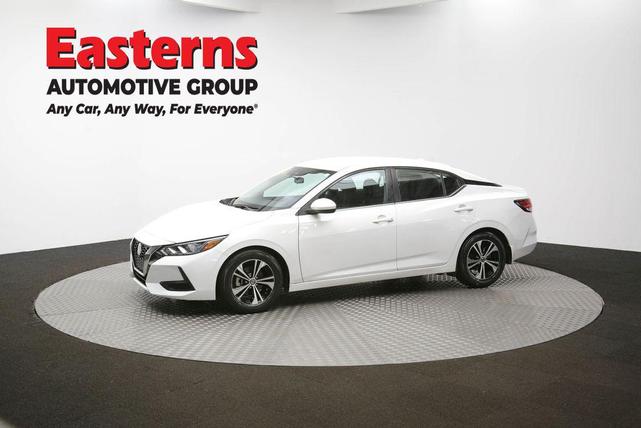 Photo of 2021 Aspen White Tricoat Nissan Sentra