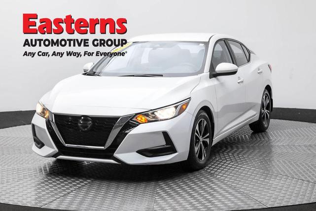 Photo of 2021 Aspen White Tricoat Nissan Sentra