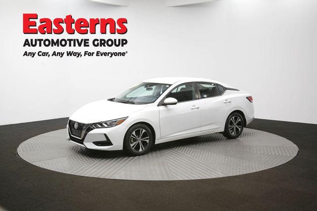 Photo of 2021 Aspen White Tricoat Nissan Sentra