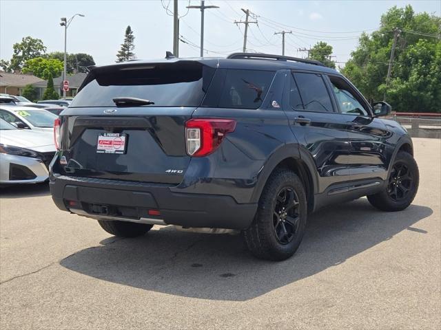 Photo of 2022 Stone Blue Metallic Ford Explorer