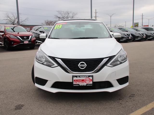 Photo of 2019 Aspen White Tricoat Nissan Sentra