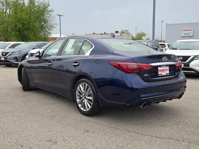 Photo of 2022 Grand Blue INFINITI Q50