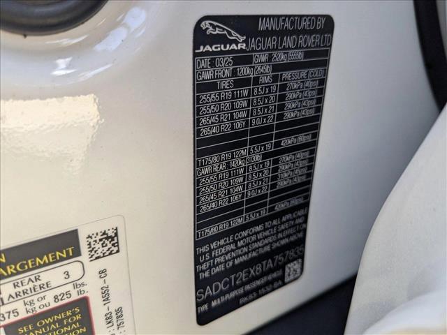 Photo of 2026 Fuji White Jaguar F-PACE