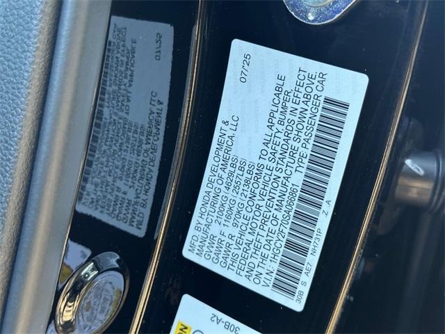 Photo of 2025 Crystal Black Pearl Honda Accord Hybrid